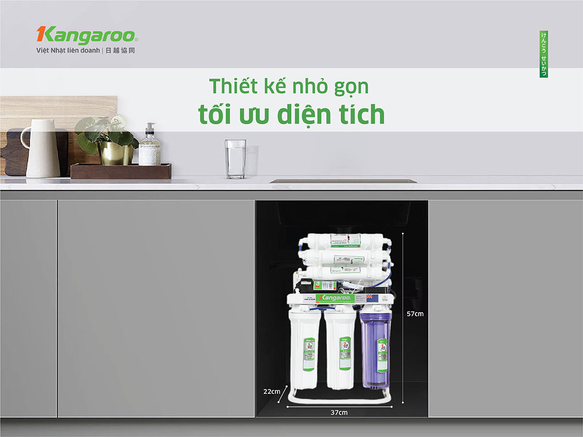 Kangaroo KGRP10 thiết kế nhỏ gọn tối ưu diện tích